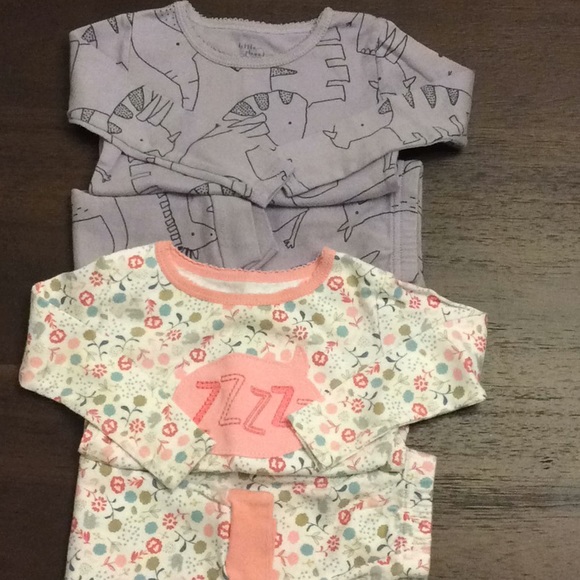 Little Planet Organic Carters Other - Set of Long sleeve baby girl pajamas